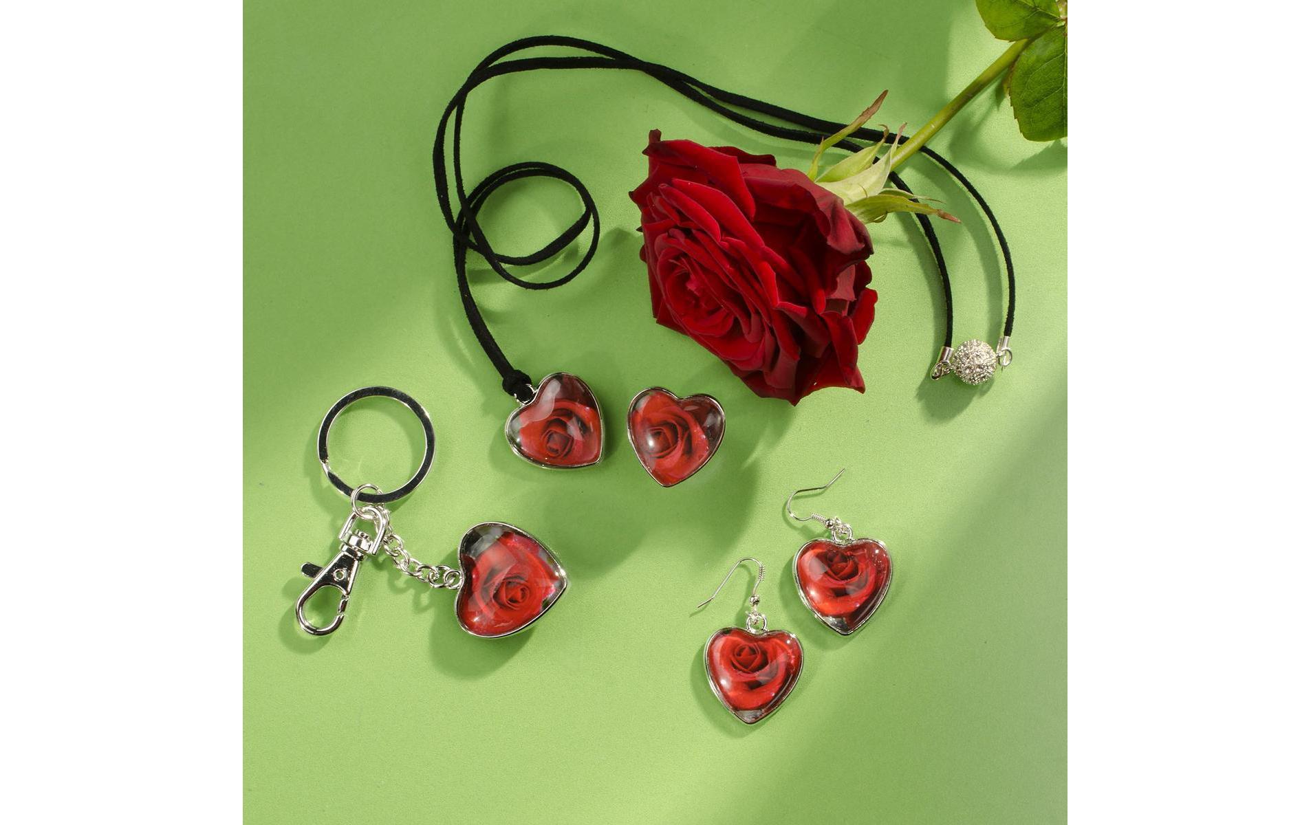 Glorex Ohrring Cabochon rund, 27 x 19 mm Glorex Ohrring Cabochon rund, 27 x 19 mm