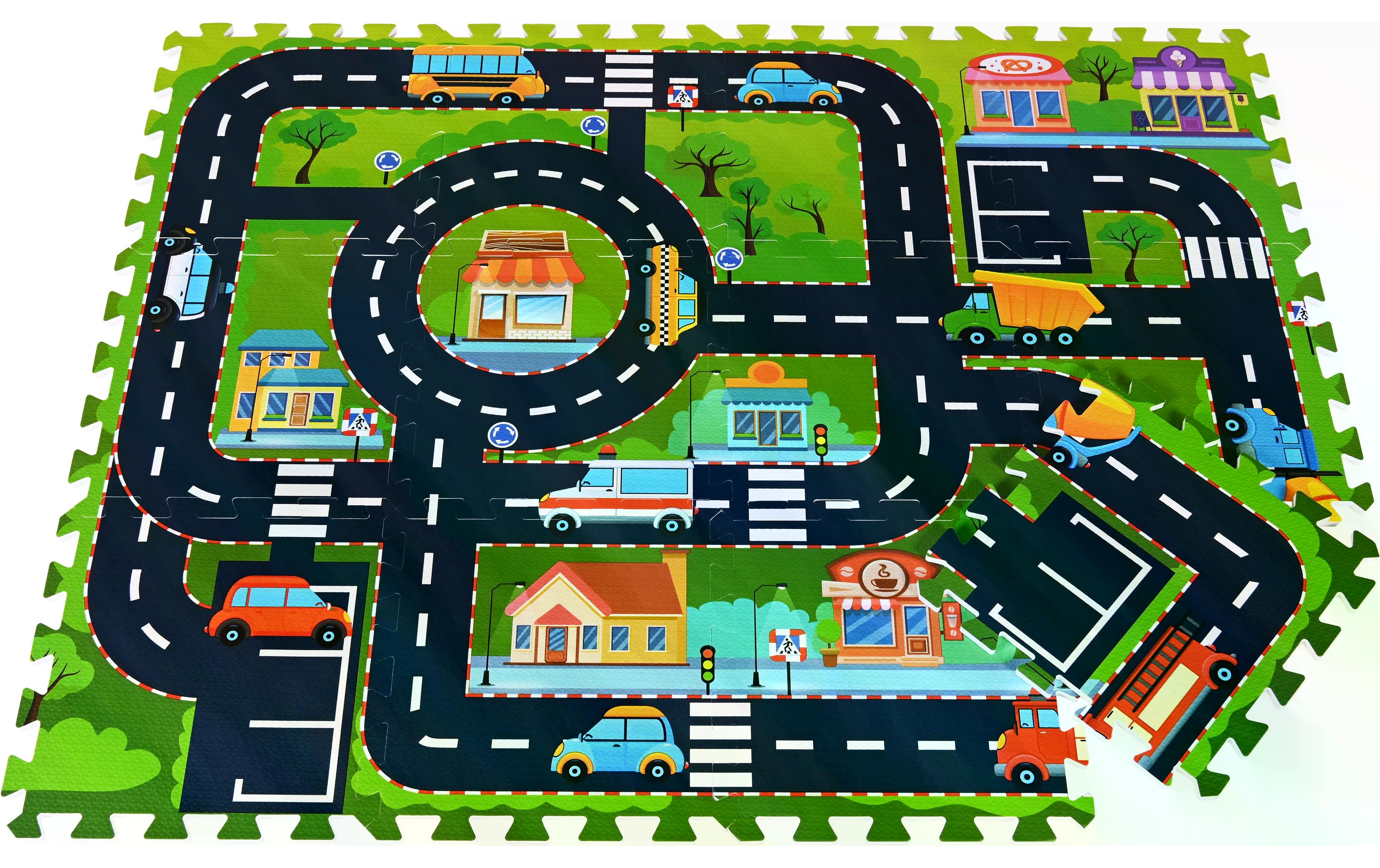 Knorrtoys Puzzlematte Strasse 12-teilig