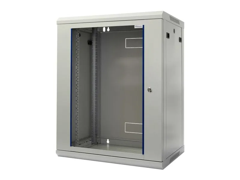 Wirewin Wandschrank 600X600X15U Pro 3rd Gen 19 / 15HE / Grau Wirewin Wandschrank 600X600X15U Pro 3rd Gen 19 / 15HE / Grau