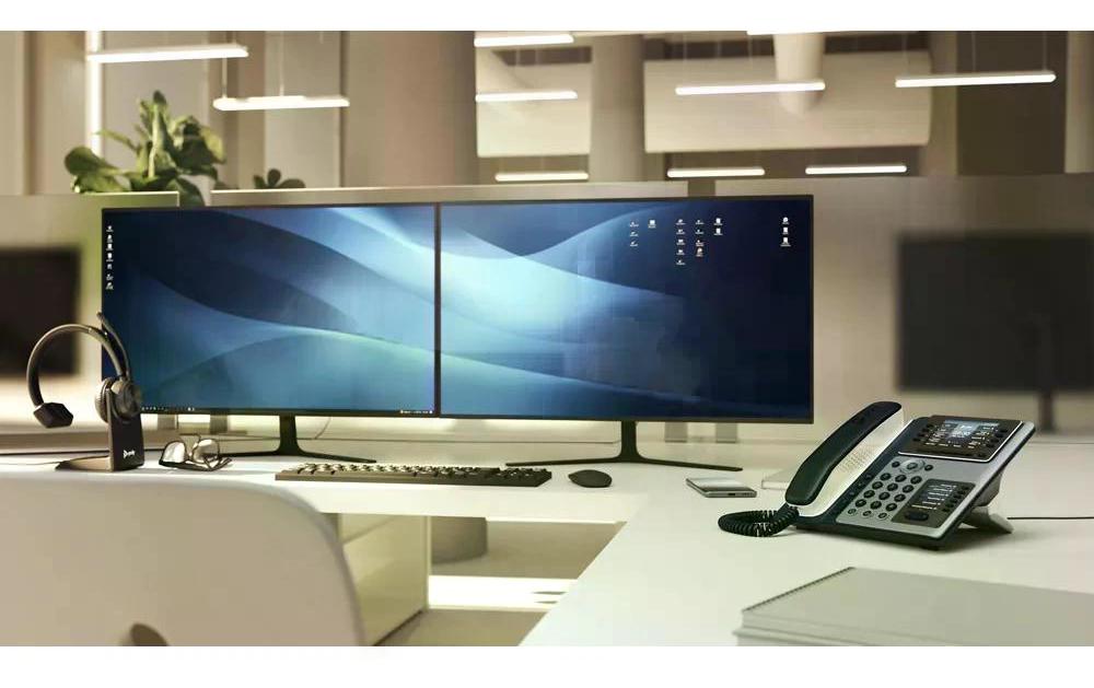 Poly Tischtelefon Edge E450 Grau/Schwarz/Weiss Poly Tischtelefon Edge E450 Grau/Schwarz/Weiss