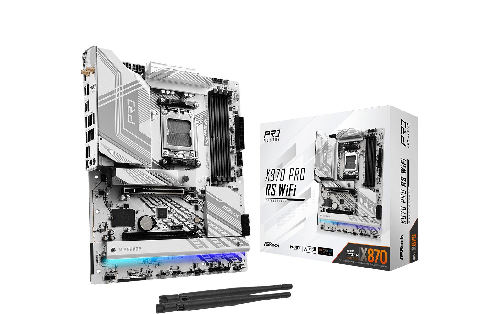 ASRock Mainboard X870 Pro RS WiFi