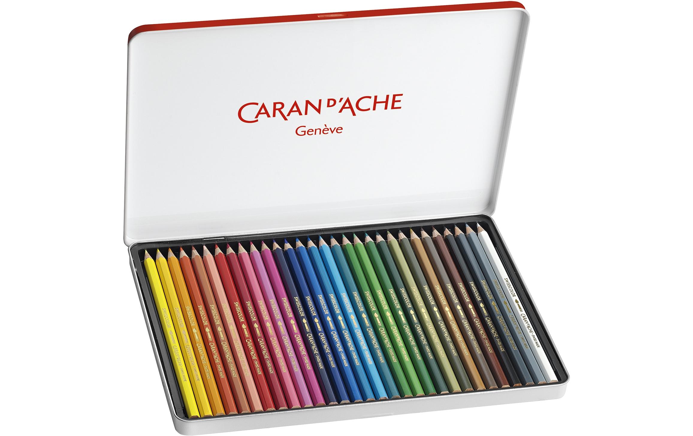 Caran d'Ache Aquarellfarbstifte Swisscolor 30 Stück