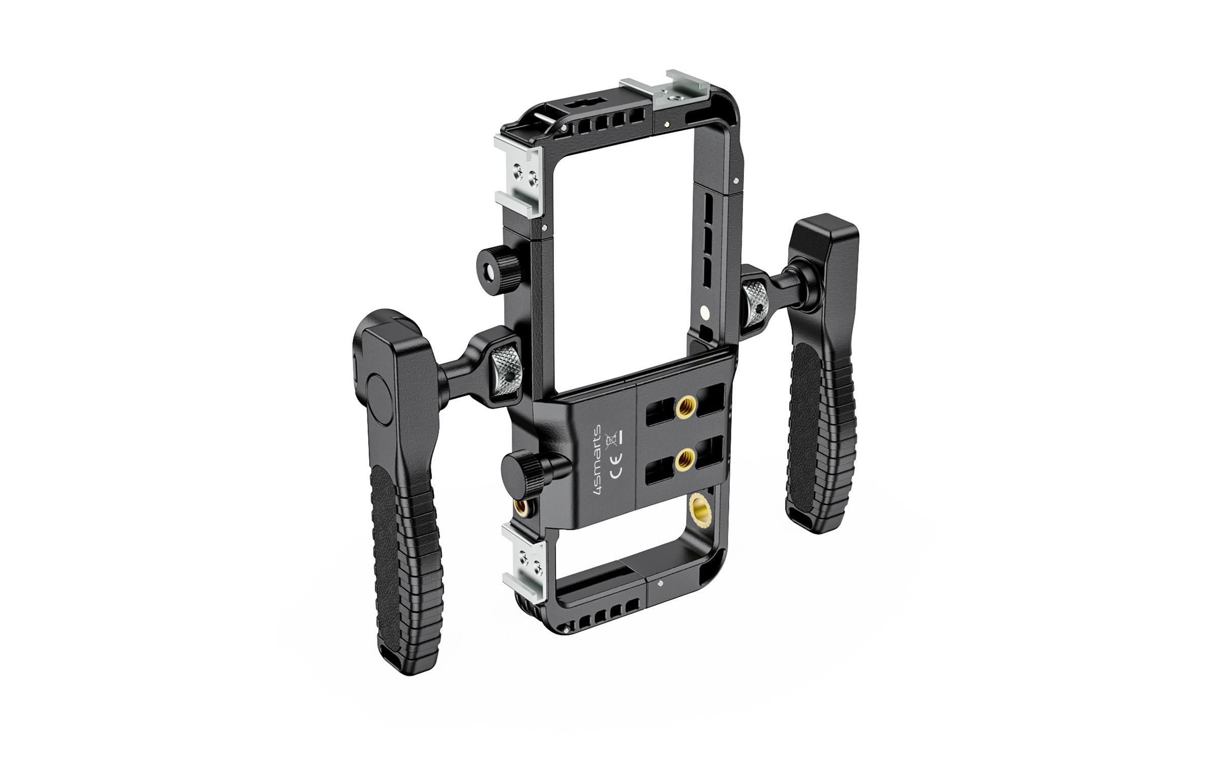 4smarts Universelles Smartphone-Video-Rig mit Fernauslöser, schwarz