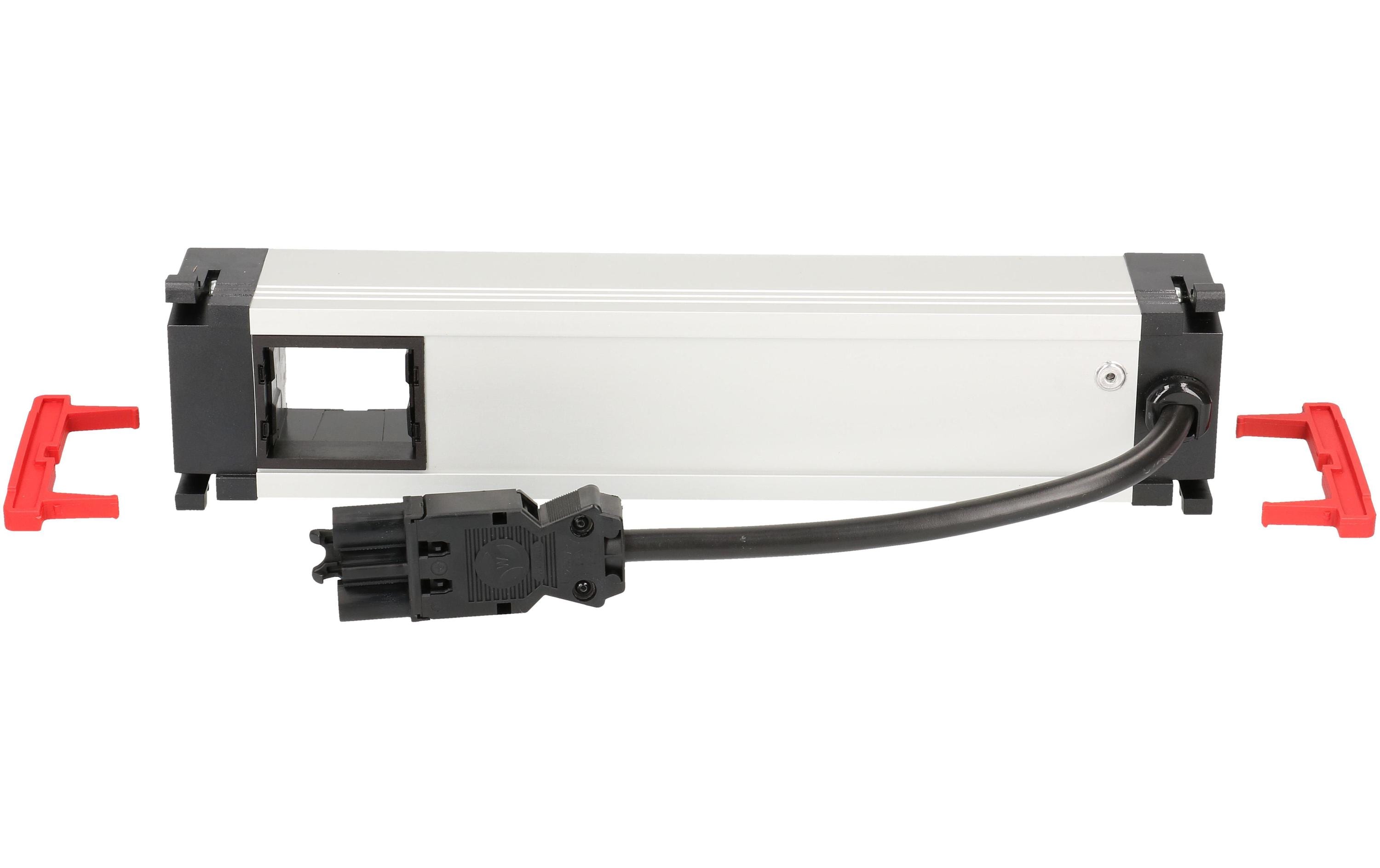 Bachmann Einbausteckerleiste POWER FRAME 2x T13, USB, Custom-ABD Leer