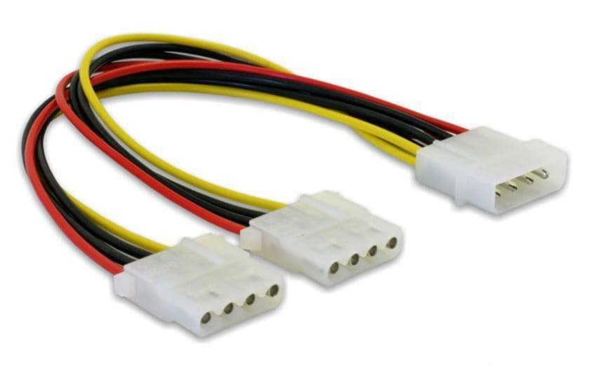 Delock Y-Stromkabel Molex - 2x Molex 11 cm Delock Y-Stromkabel Molex - 2x Molex 11 cm