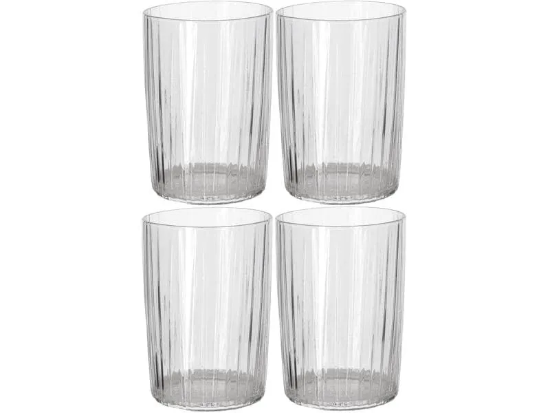 Bitz Trinkglas Kusintha 280 ml, 4 Stück, Transparent