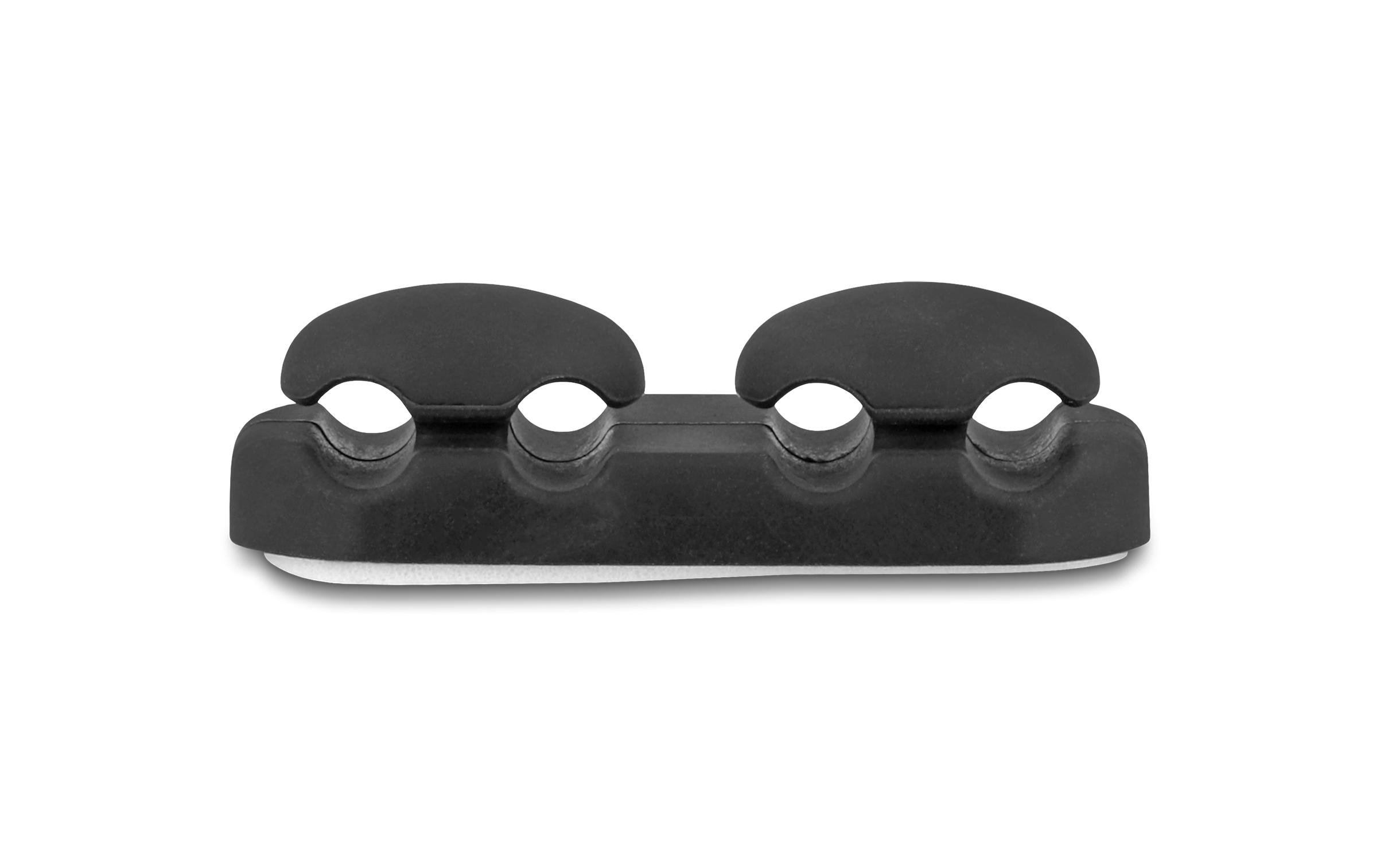 Delock Kabelhalter mit 4 Durchführungen, selbstklebend 2 Stück Delock Kabelhalter mit 4 Durchführungen, selbstklebend 2 Stück