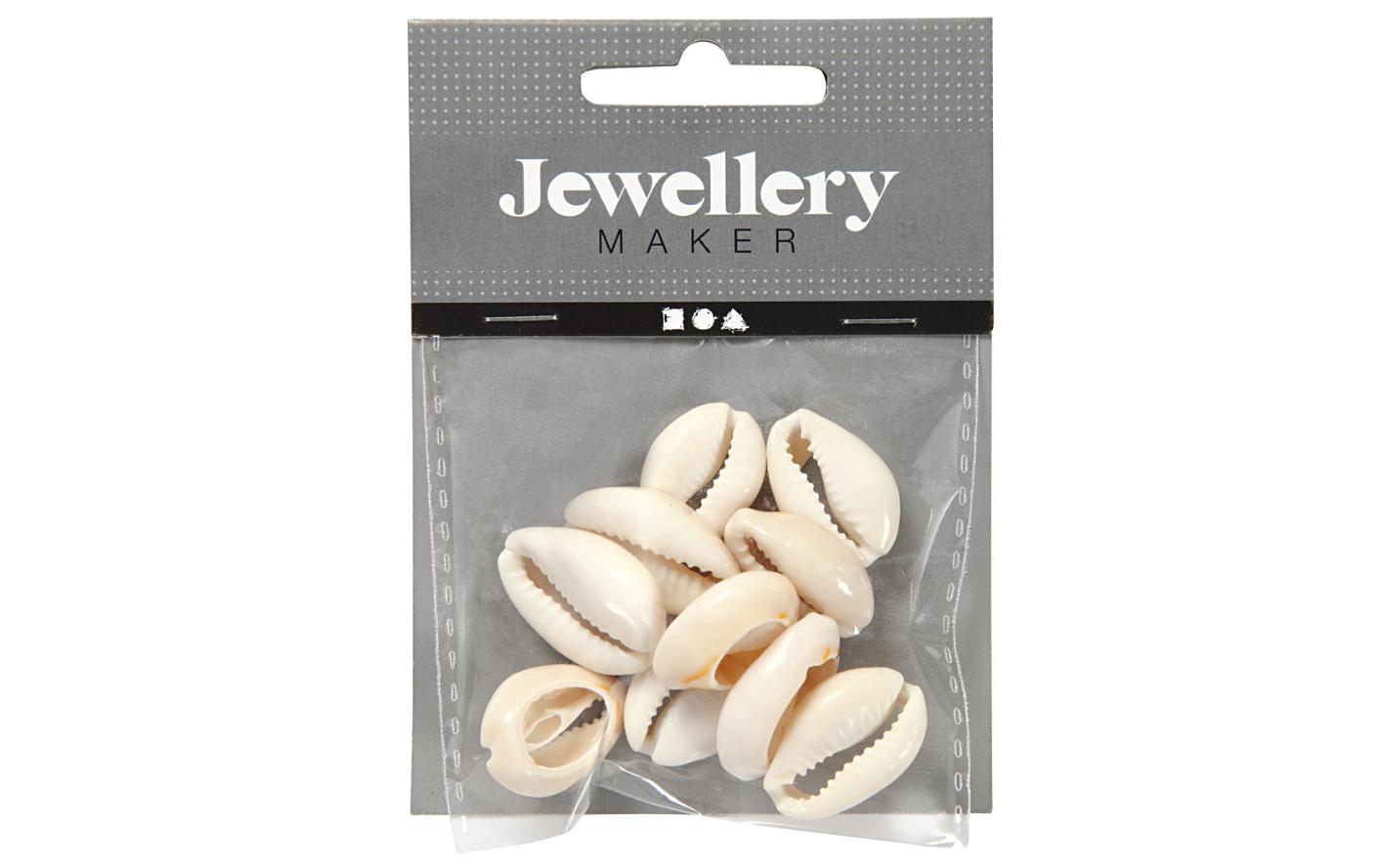 Creativ Company Perlen Muscheln, 20 mm, natur, 12 Stk. Creativ Company Perlen Muscheln, 20 mm, natur, 12 Stk.