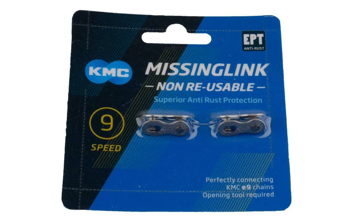 KMC Kettenschloss MissingLink 9NR EPT (e9) 2pcs/Card KMC Kettenschloss MissingLink 9NR EPT (e9) 2pcs/Card