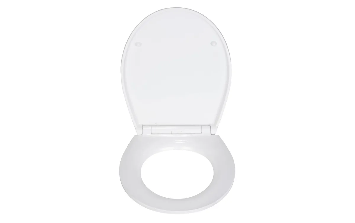 Wenko Toilettensitz Slate Rock Absenkautomatik, Grau