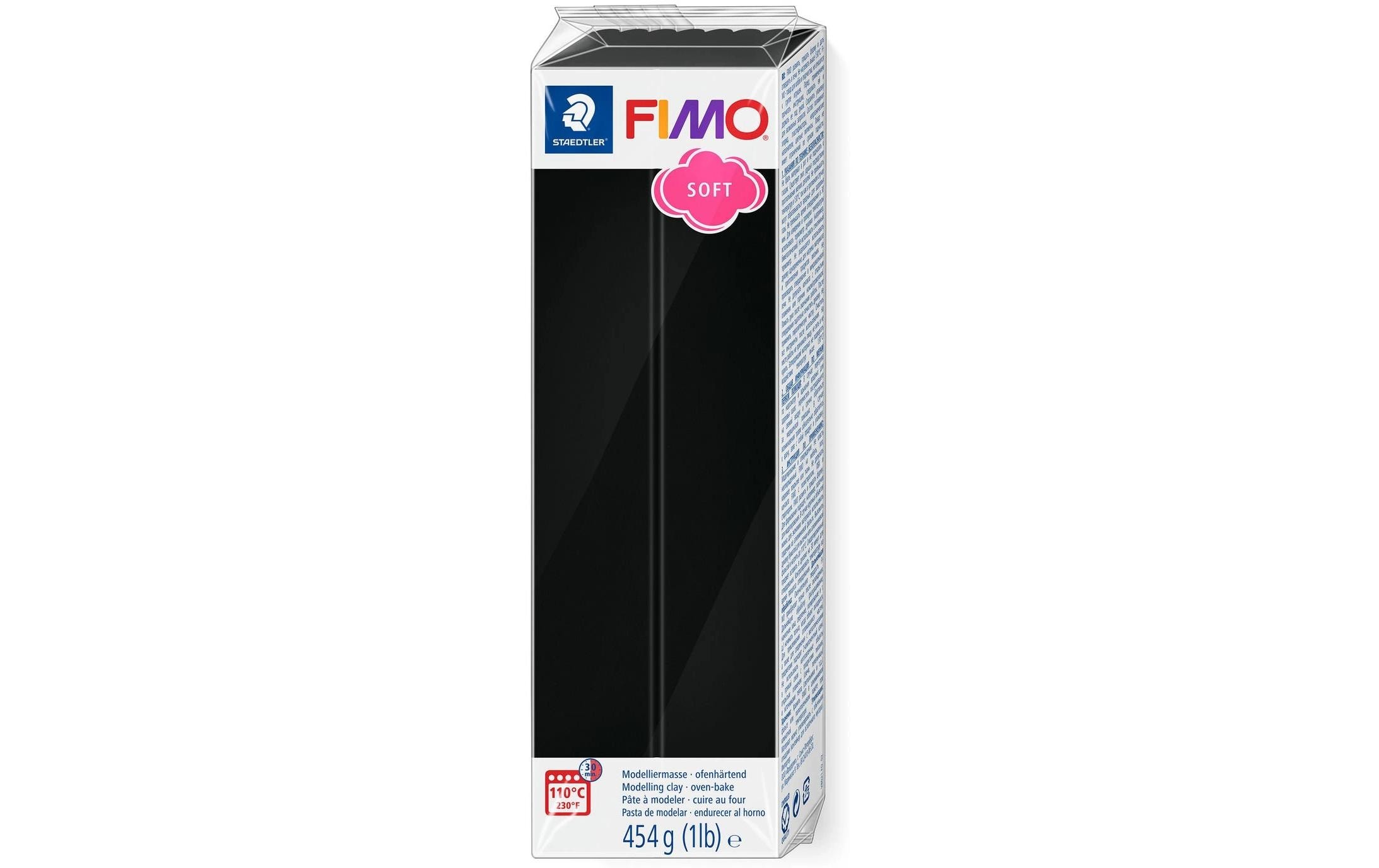 Fimo Modelliermasse Soft Schwarz