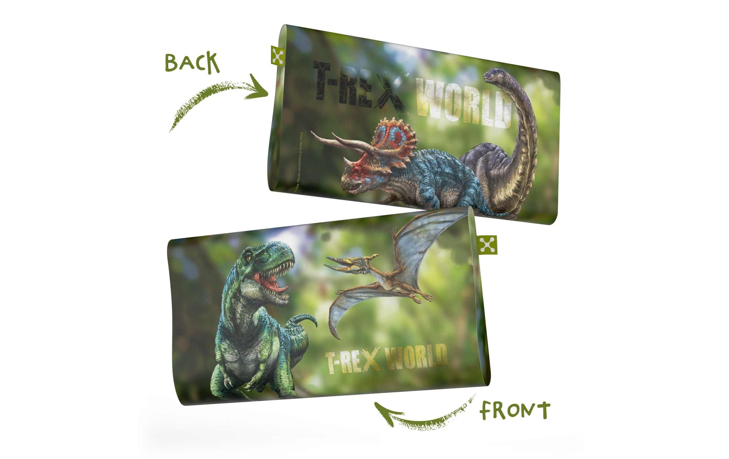 Smartsleep Kinder Kopfkissenbezug Ergonomic T-Rex-World 50 x 32 cm