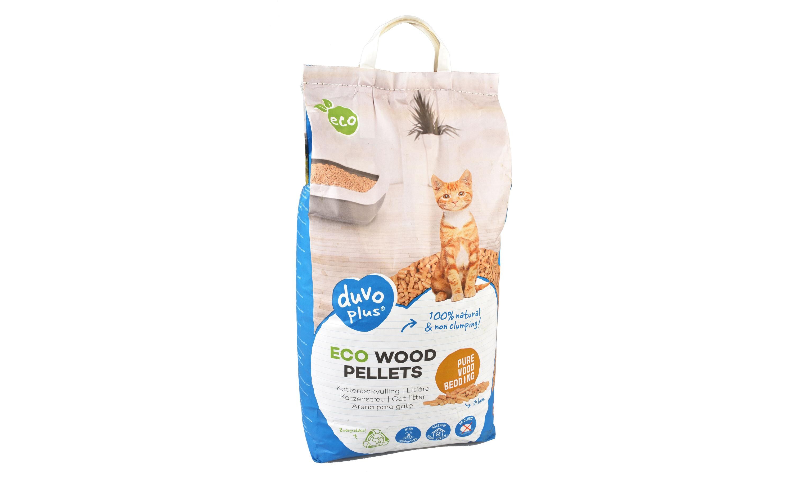 duvoplus Katzenstreu Eco Holzpellets 3.6 kg