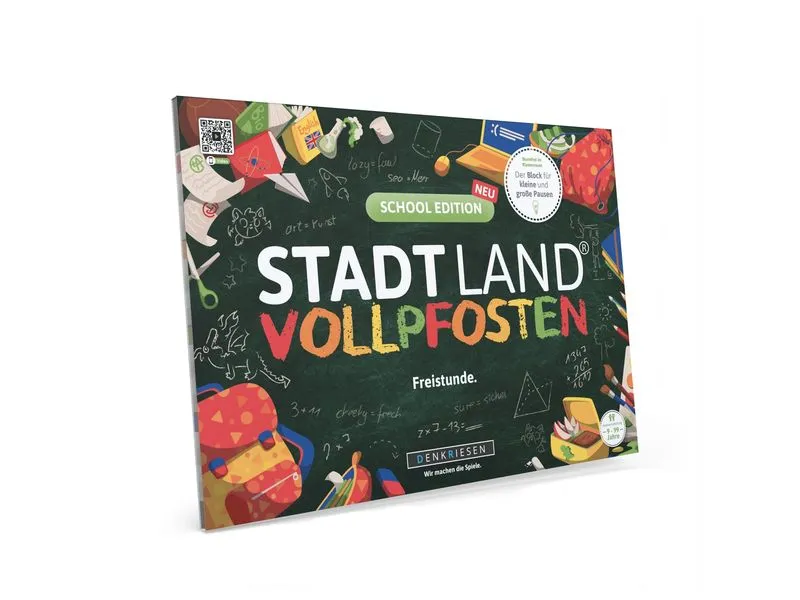 Denkriesen Stadt Land Vollpfosten A4 Block School Edition -DE- Denkriesen Stadt Land Vollpfosten A4 Block School Edition -DE-