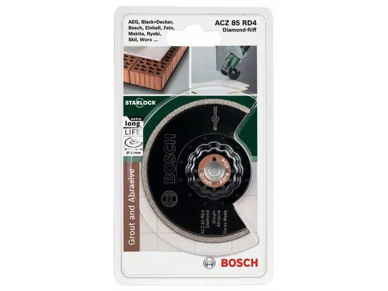 Bosch Segmentsägeblatt Starlock Diamant-RIFF ACZ 85 RD4, 85 mm Bosch Segmentsägeblatt Starlock Diamant-RIFF ACZ 85 RD4, 85 mm