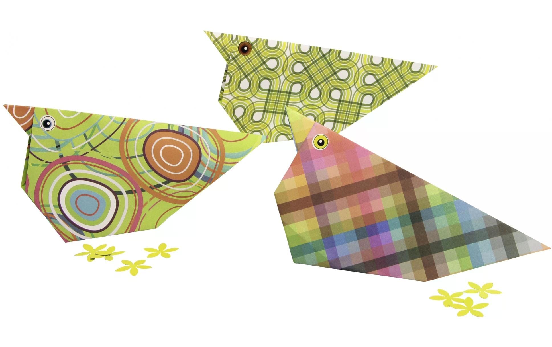 Avenue Mandarine Faltblätter Origami Geometric 60 Blatt, 20 x 20 cm