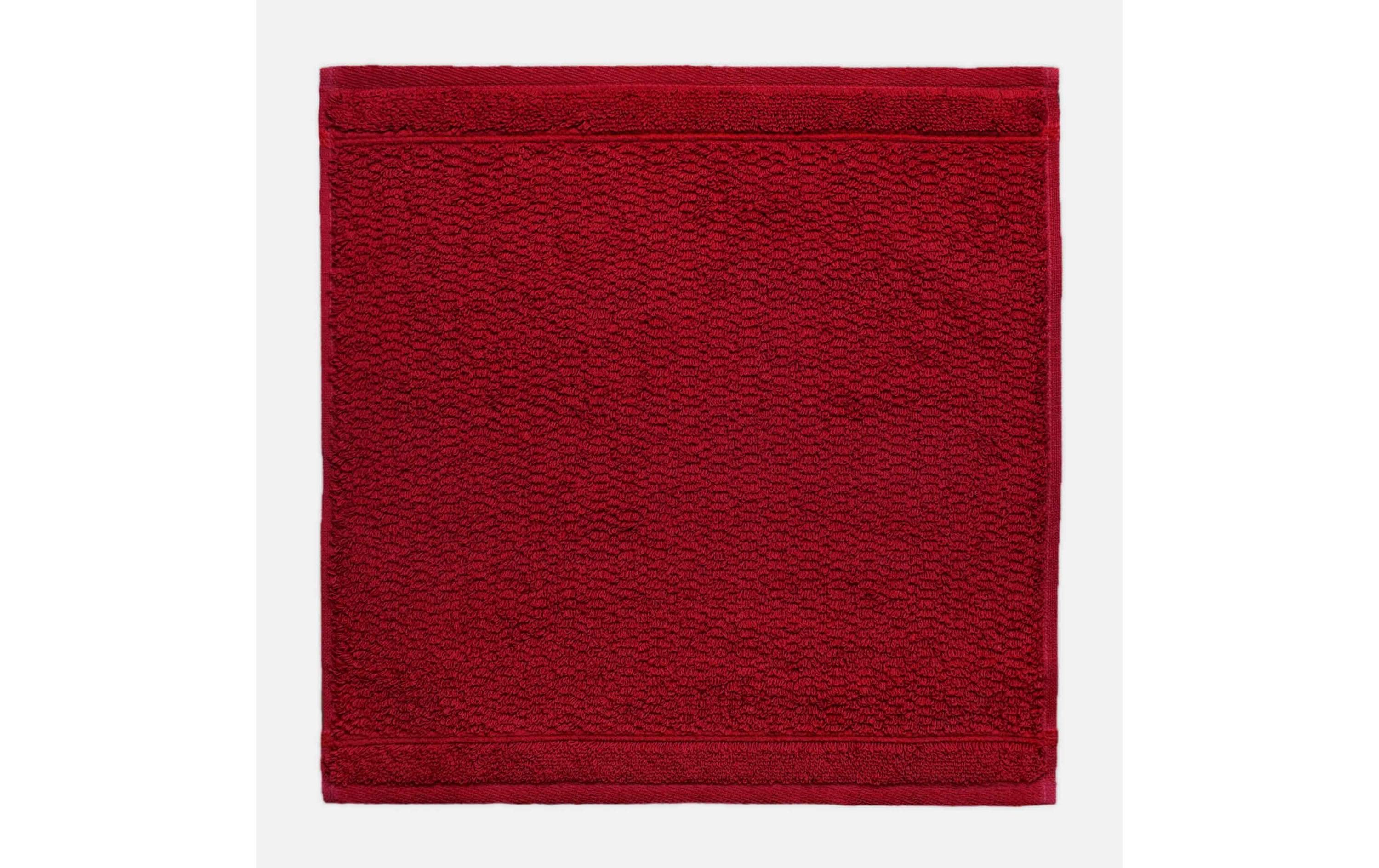 Frottana Waschlappen Pearl 30 x 30 cm, Rot