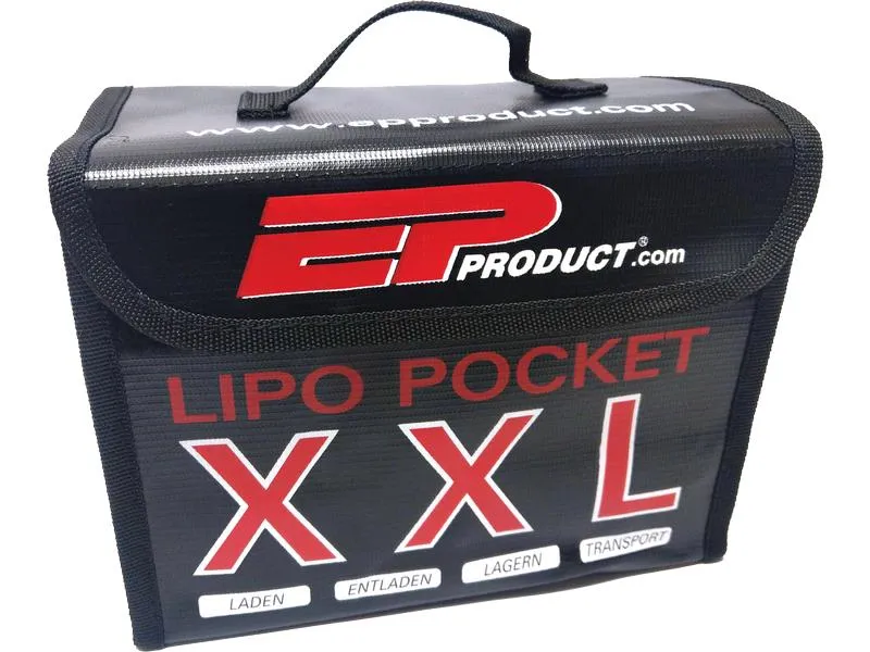 EP LiPo-Tasche XXL 215 x 155 x 115 mm EP LiPo-Tasche XXL 215 x 155 x 115 mm