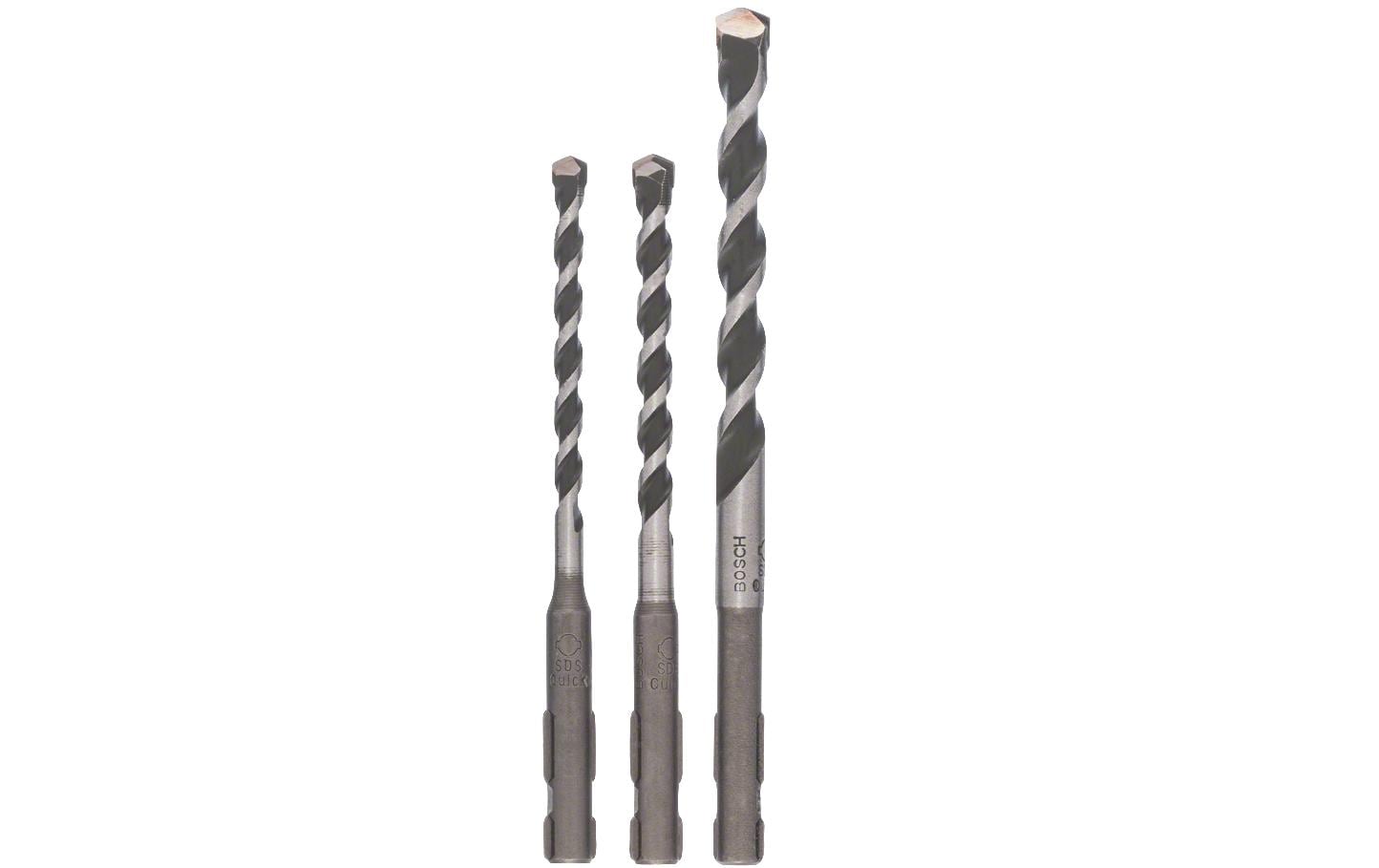 Bosch Mehrzweckbohrer-Set Universal SDS-Quick 3-teilig Bosch Mehrzweckbohrer-Set Universal SDS-Quick 3-teilig