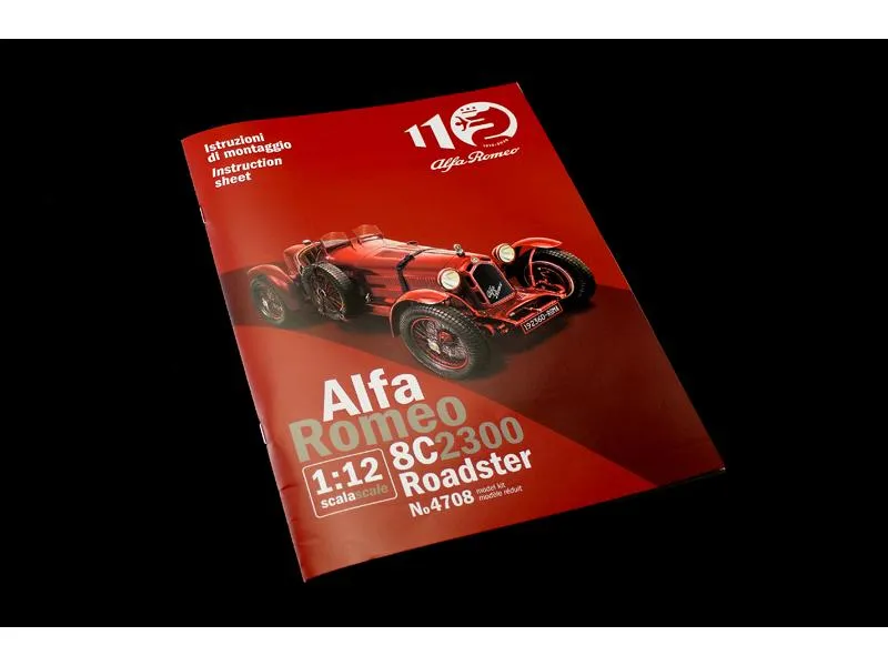 Italeri Bausatz Alfa Romeo 8C 2300 Roadster 1:12