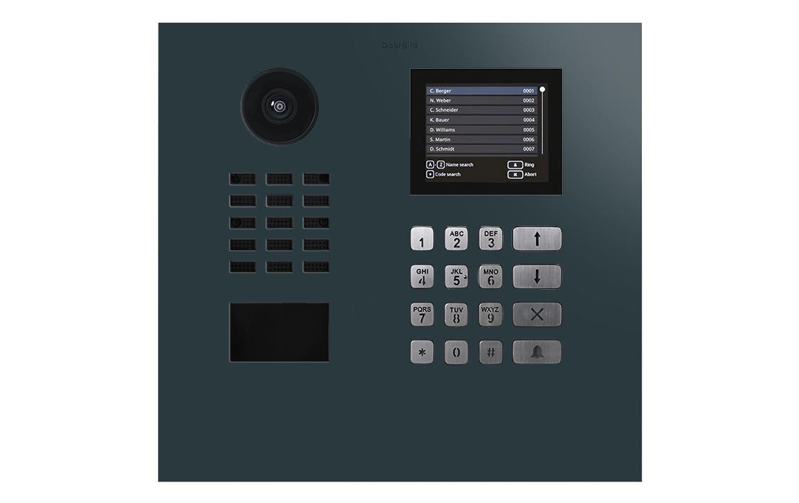 Doorbird D22DKH IP Video Türsprechanlage RAL 7016