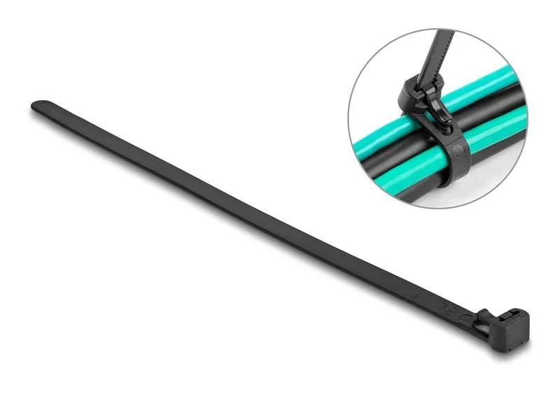 Delock Kabelbinder hitzebeständig 300 mm x 7.6 mm, 100 Stück Delock Kabelbinder hitzebeständig 300 mm x 7.6 mm, 100 Stück