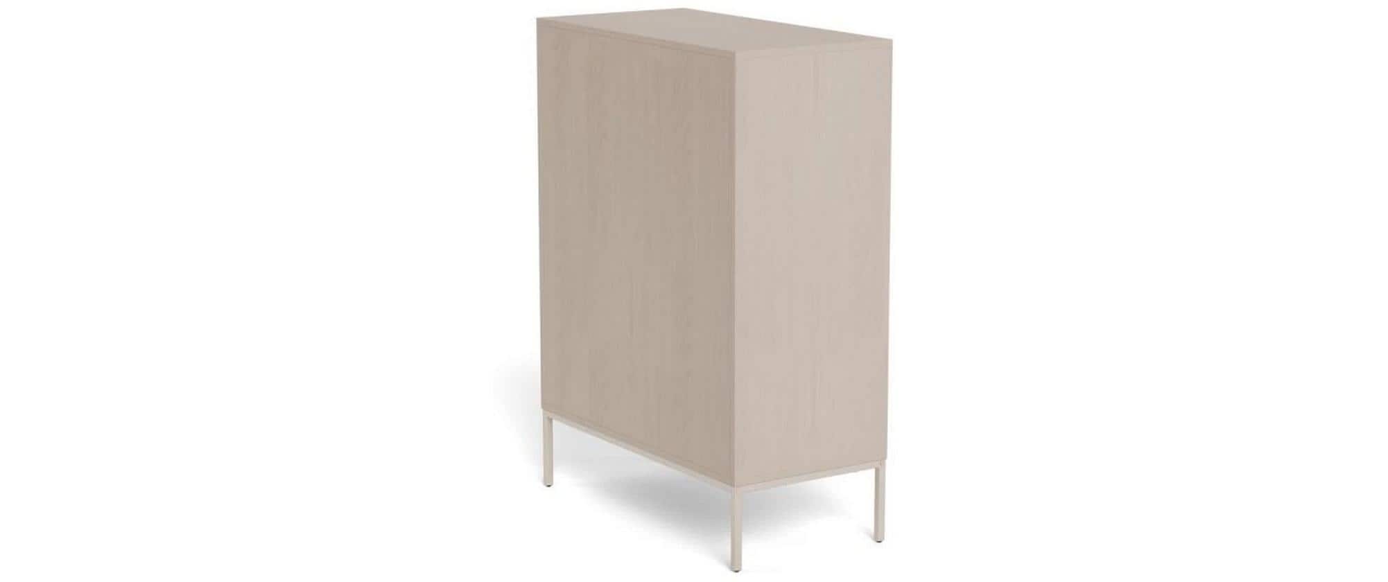 AC Design Kommode Palmdale 80 x 40 x 110 cm, Grau