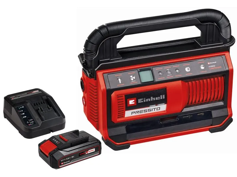 Einhell Akku-Kompressor Pressito 18/25 Hybrid Kit