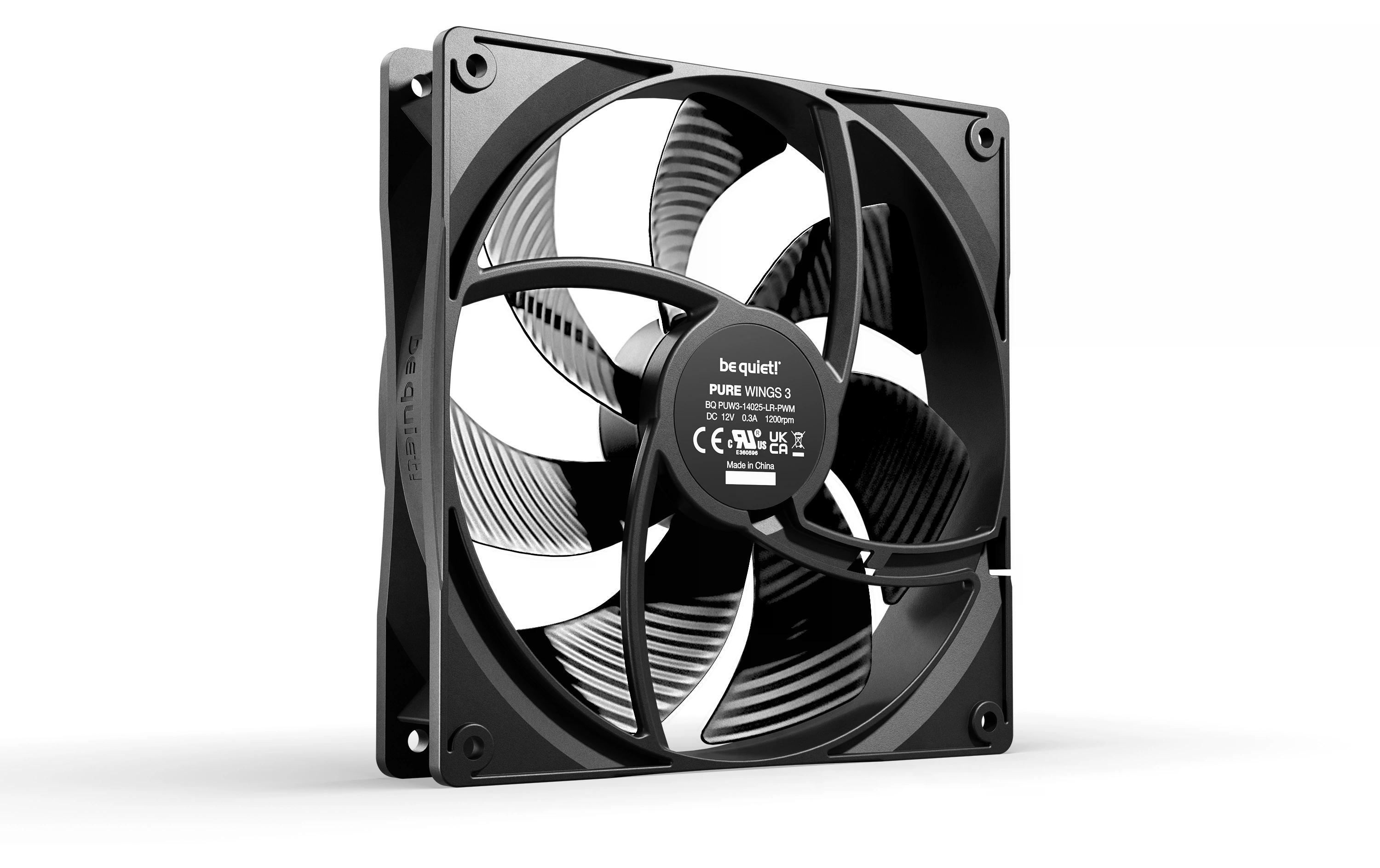 be quiet! PC-Lüfter PURE WINGS 3 140mm PWM 3-Pack be quiet! PC-Lüfter PURE WINGS 3 140mm PWM 3-Pack