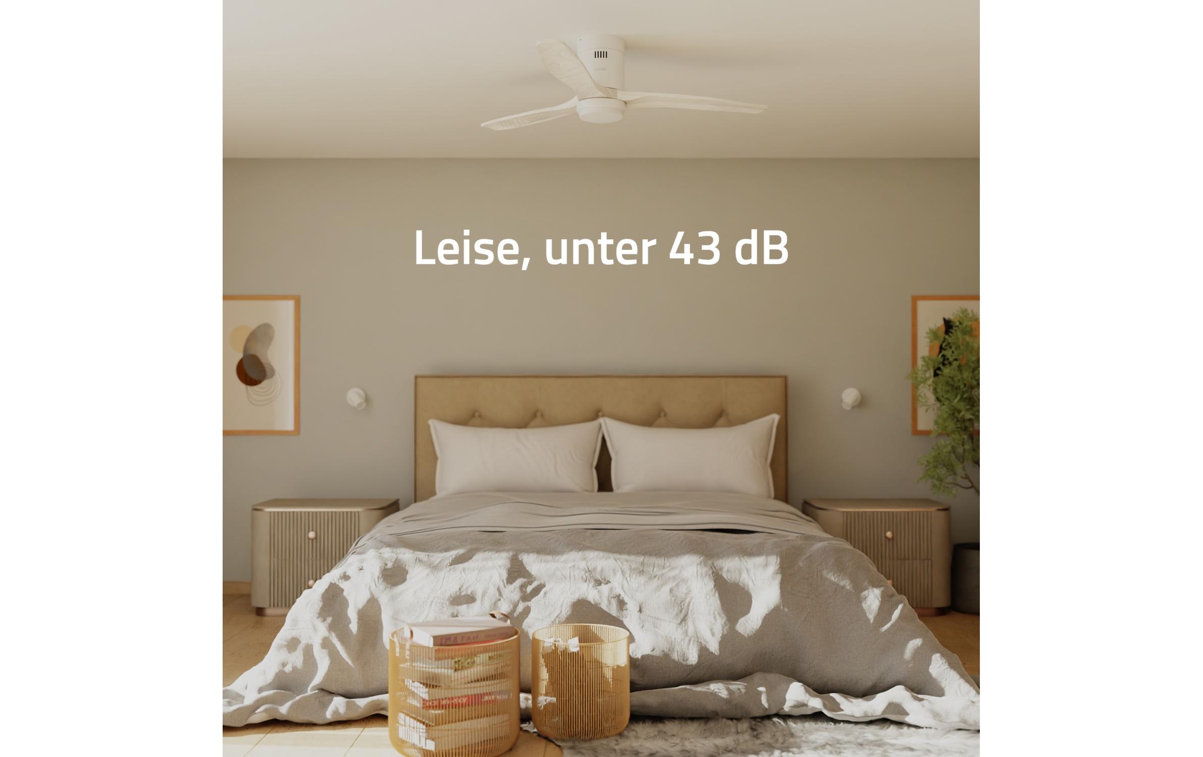 hombli Deckenventilator 1320 mm, Weiss