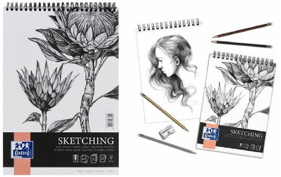 Oxford Zeichenblock Art Sketching A3, 50 Blatt
