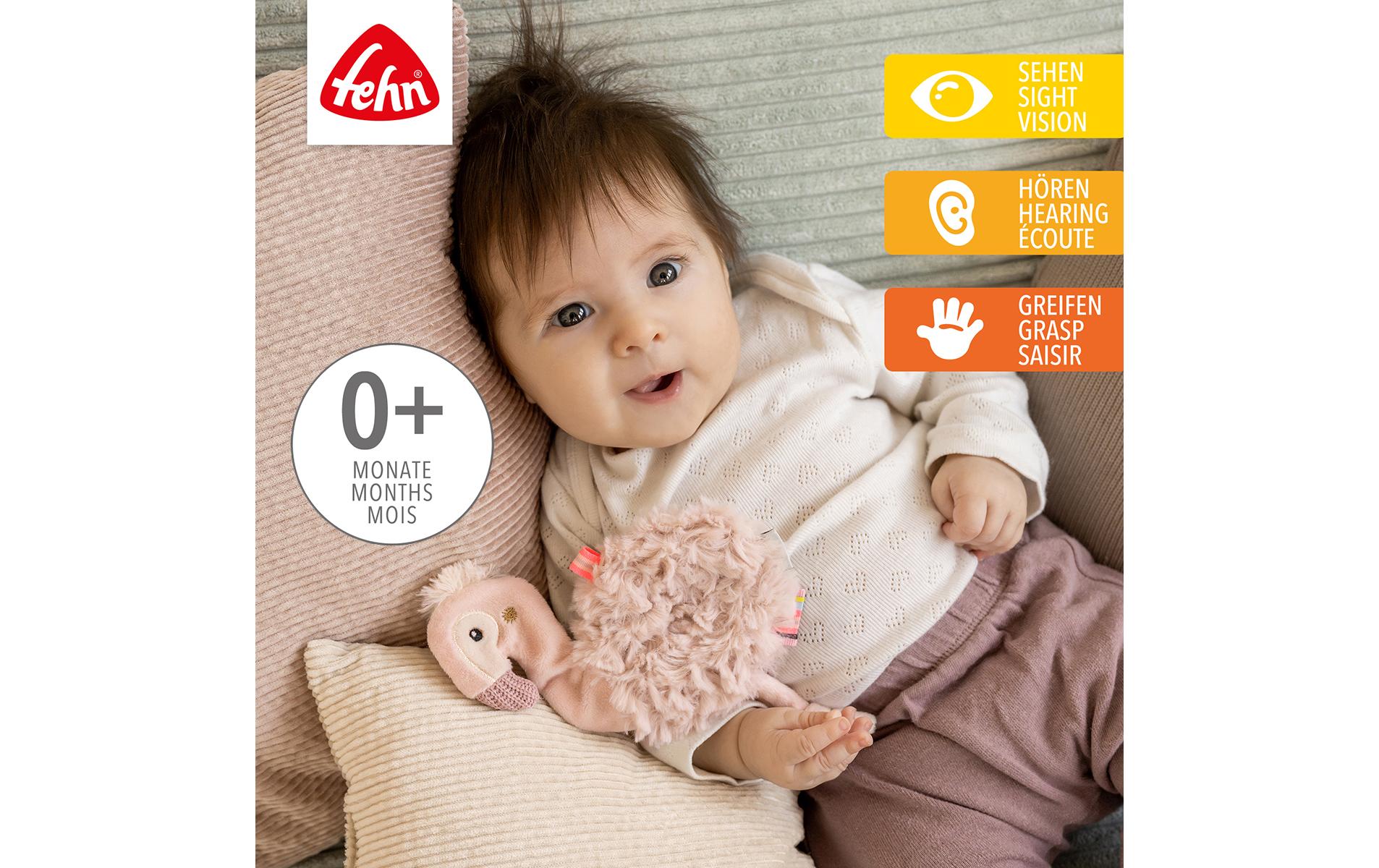 fehn Knister-Flamingo Rose