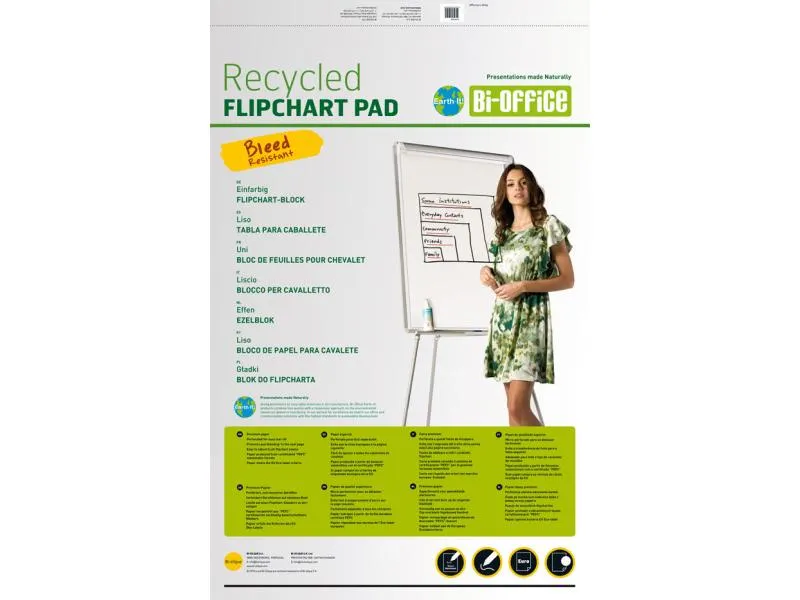 Bi-Office Flipchart Papier 65 x 98 cm Earth