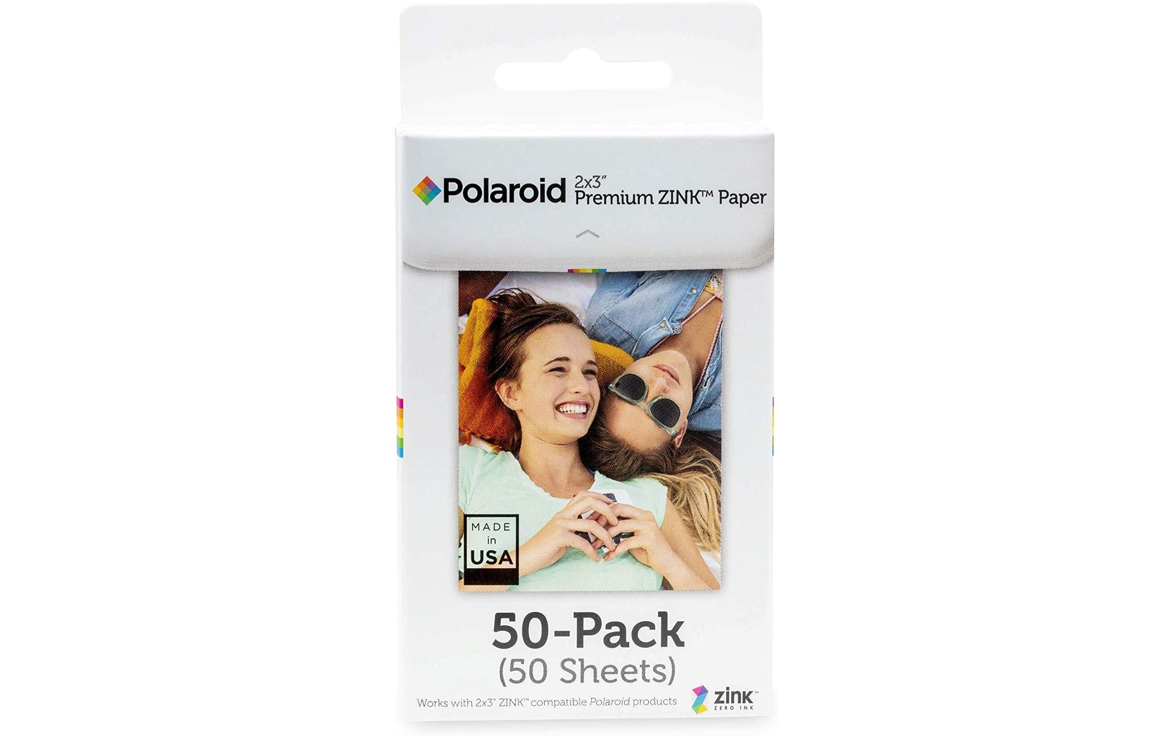 Polaroid Sofortbildfilm Zink Premium 2 x 3 – 50 Blatt