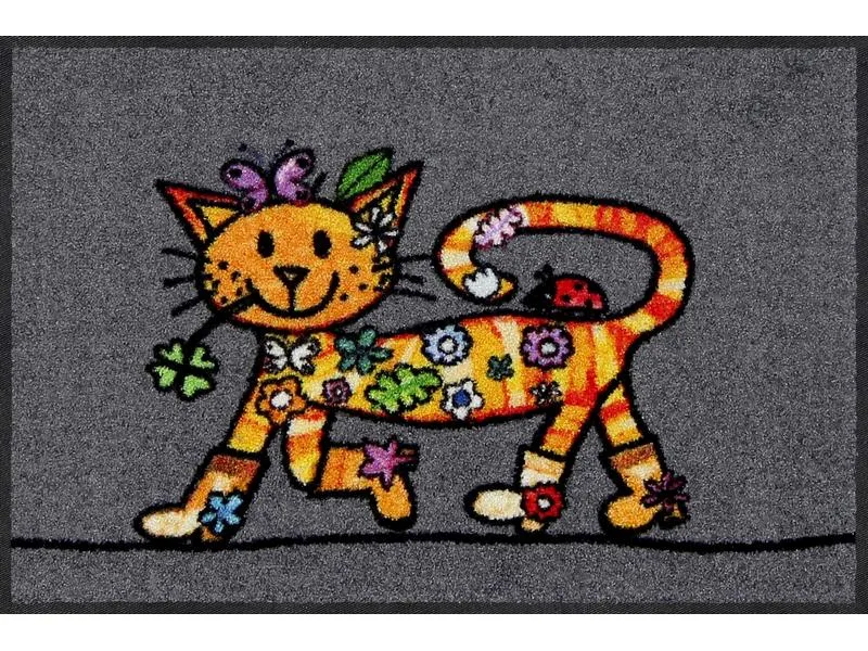 Salonlöwe Fussmatte Funky Cat 50 cm x 75 cm Salonlöwe Fussmatte Funky Cat 50 cm x 75 cm