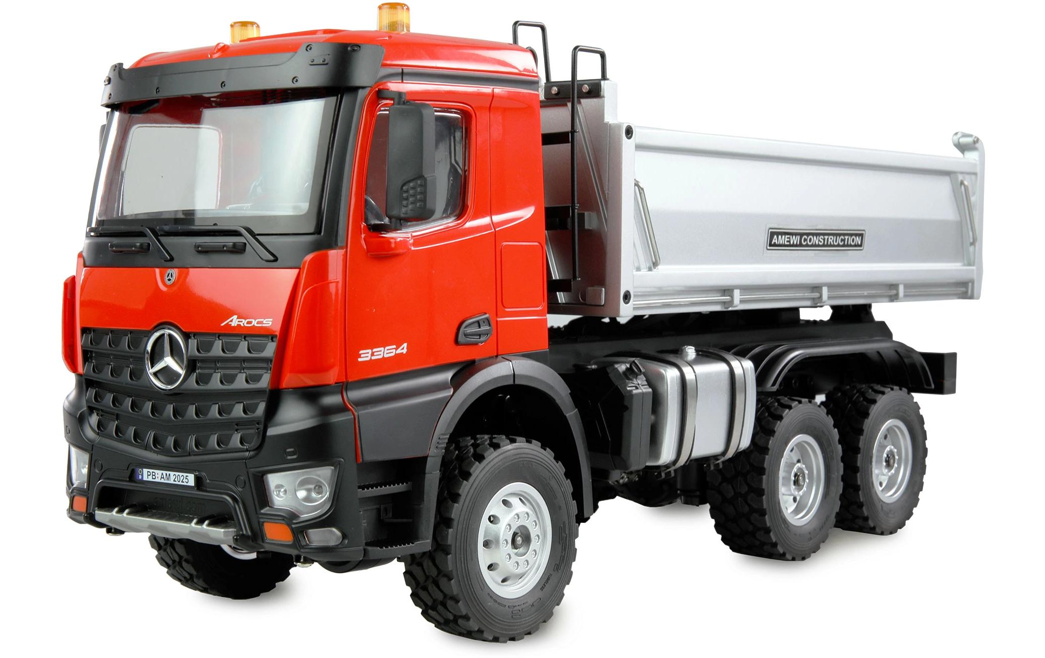 Amewi Lastwagen Mercedes-Benz Arocs Kipper 6 x 6, Rot 1:14 RTR