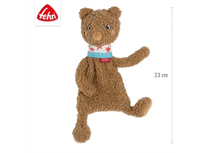 fehn Schmusetuch Bär, Plüsch / Velours, Braun fehn Schmusetuch Bär, Plüsch / Velours, Braun