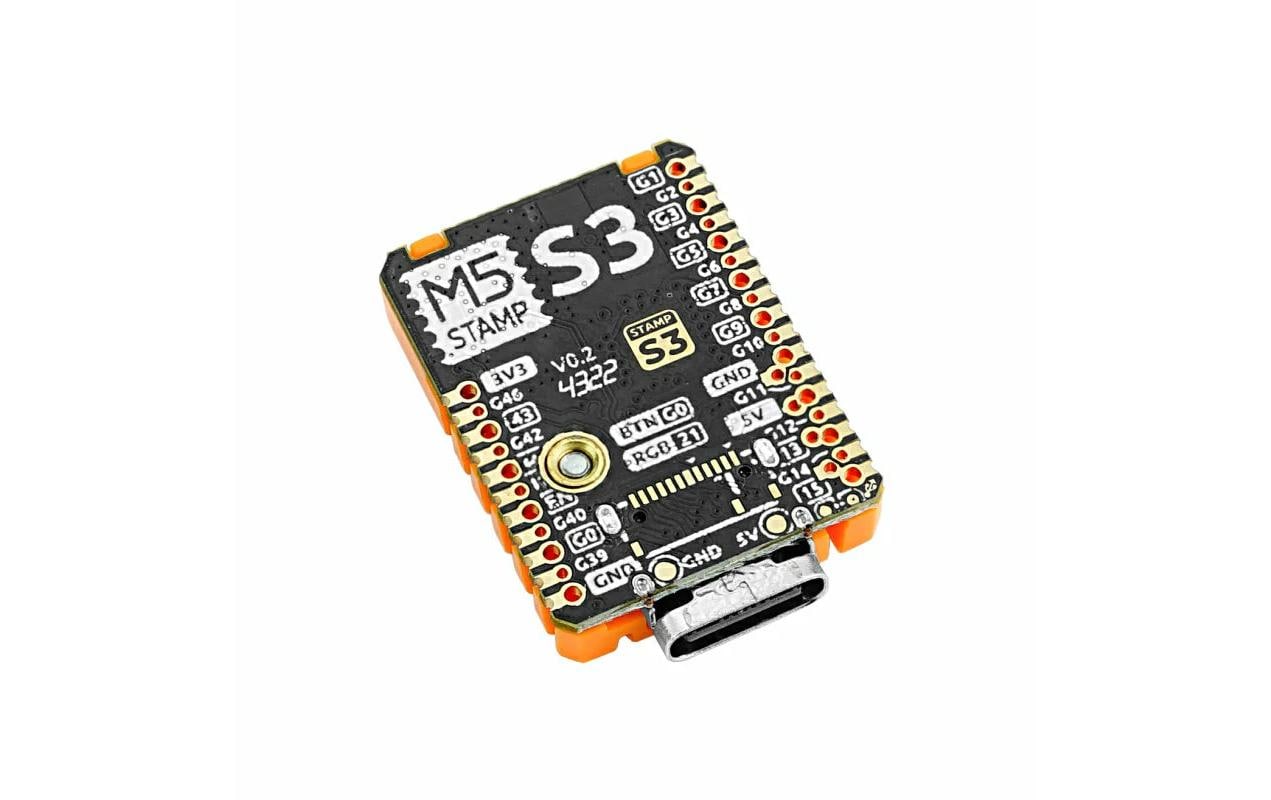 M5Stack Entwicklerboard M5StampS3 mit 1.27 Header Pin