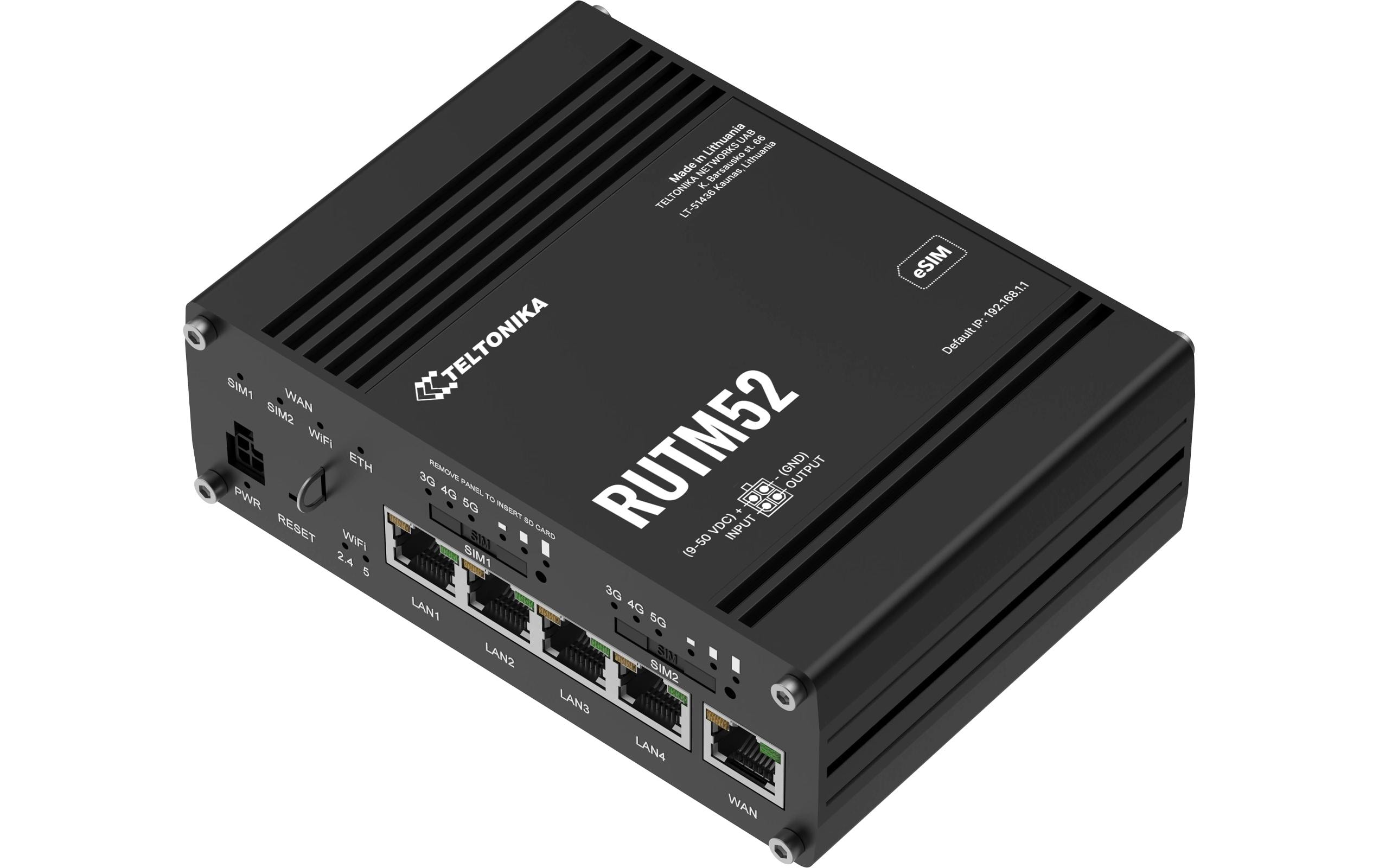 Teltonika 5G-Router RUTM52 Teltonika 5G-Router RUTM52