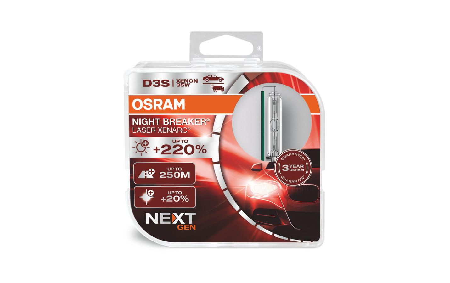 OSRAM D3S XENARC Night Breaker Laser Duobox LKW/PKW 35 W