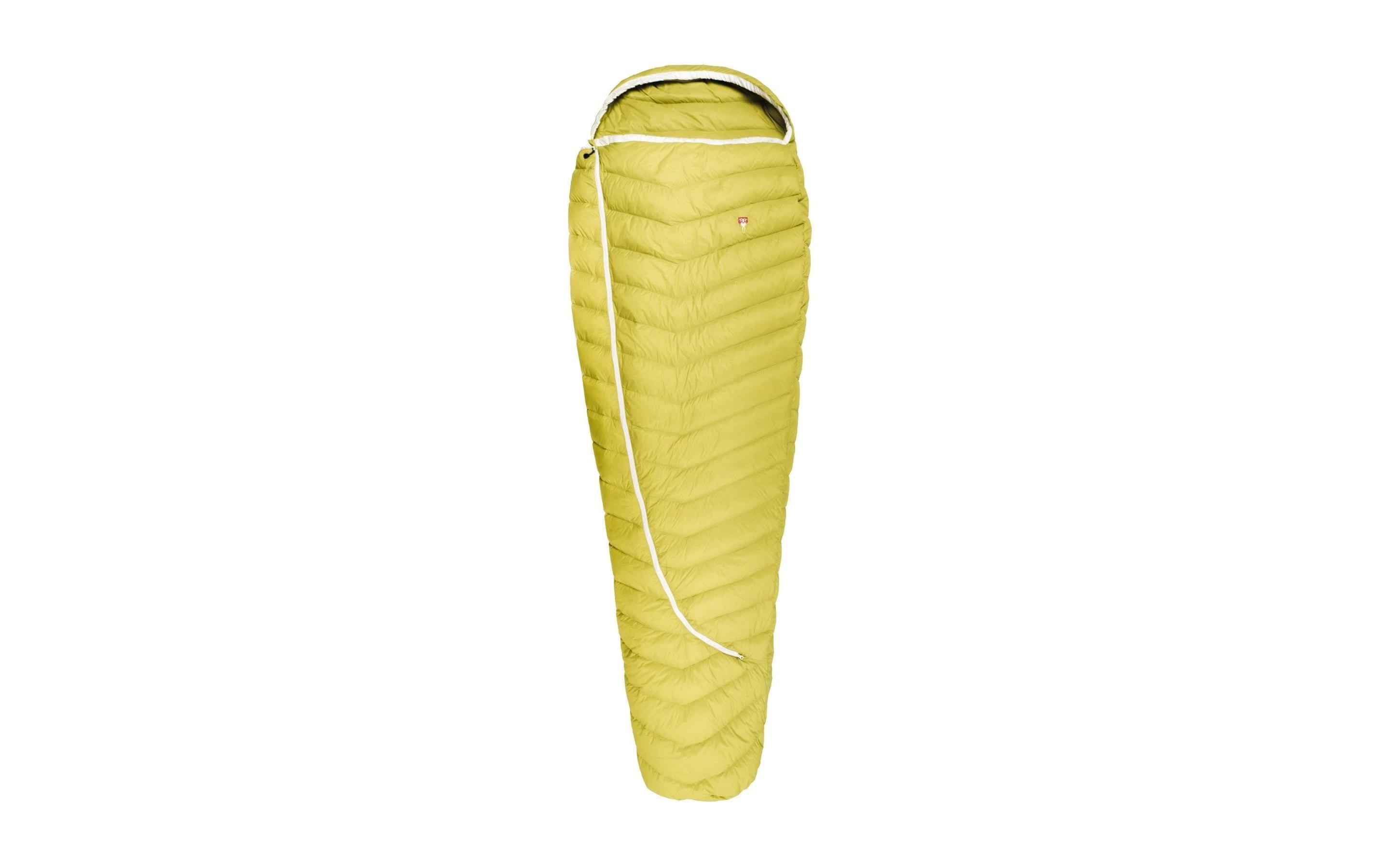 Grüezi Bag Schlafsack DownWool Extreme Light 2.0 8 °C 200 cm, Gelb