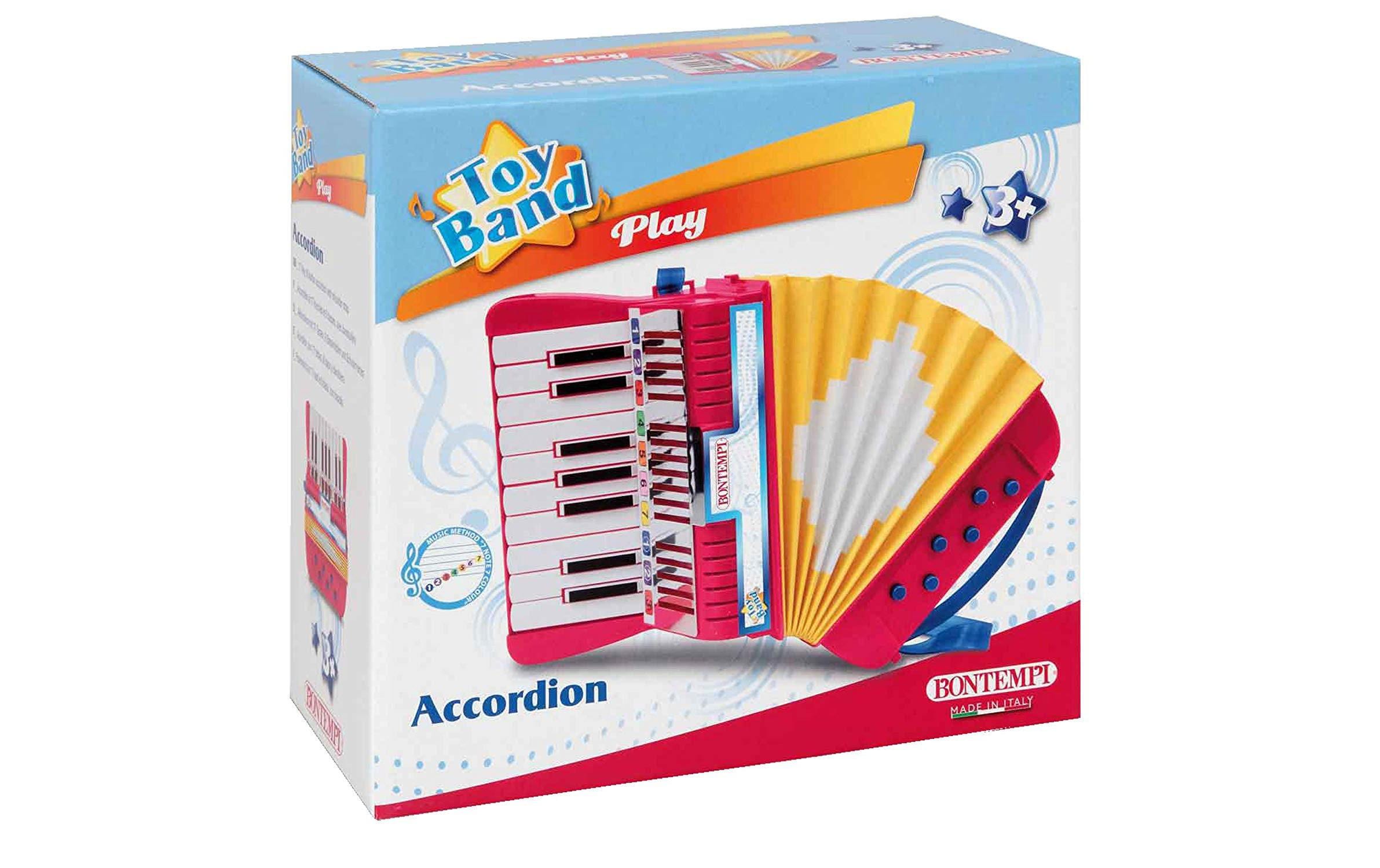 Bontempi Musikinstrument Akkordeon mit 17 Tasten C-E Bontempi Musikinstrument Akkordeon mit 17 Tasten C-E