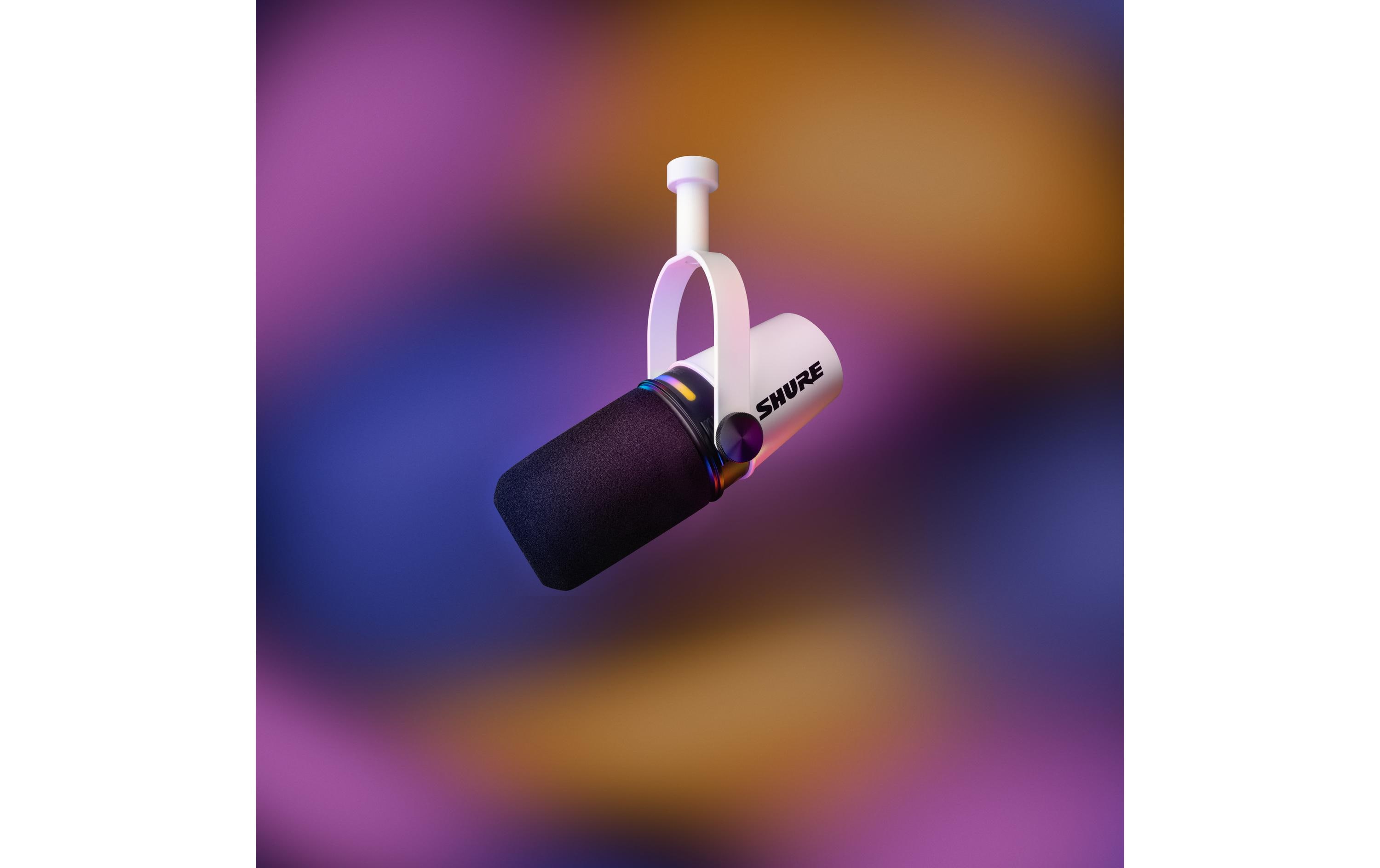 Shure Mikrofon MV7+ Weiss