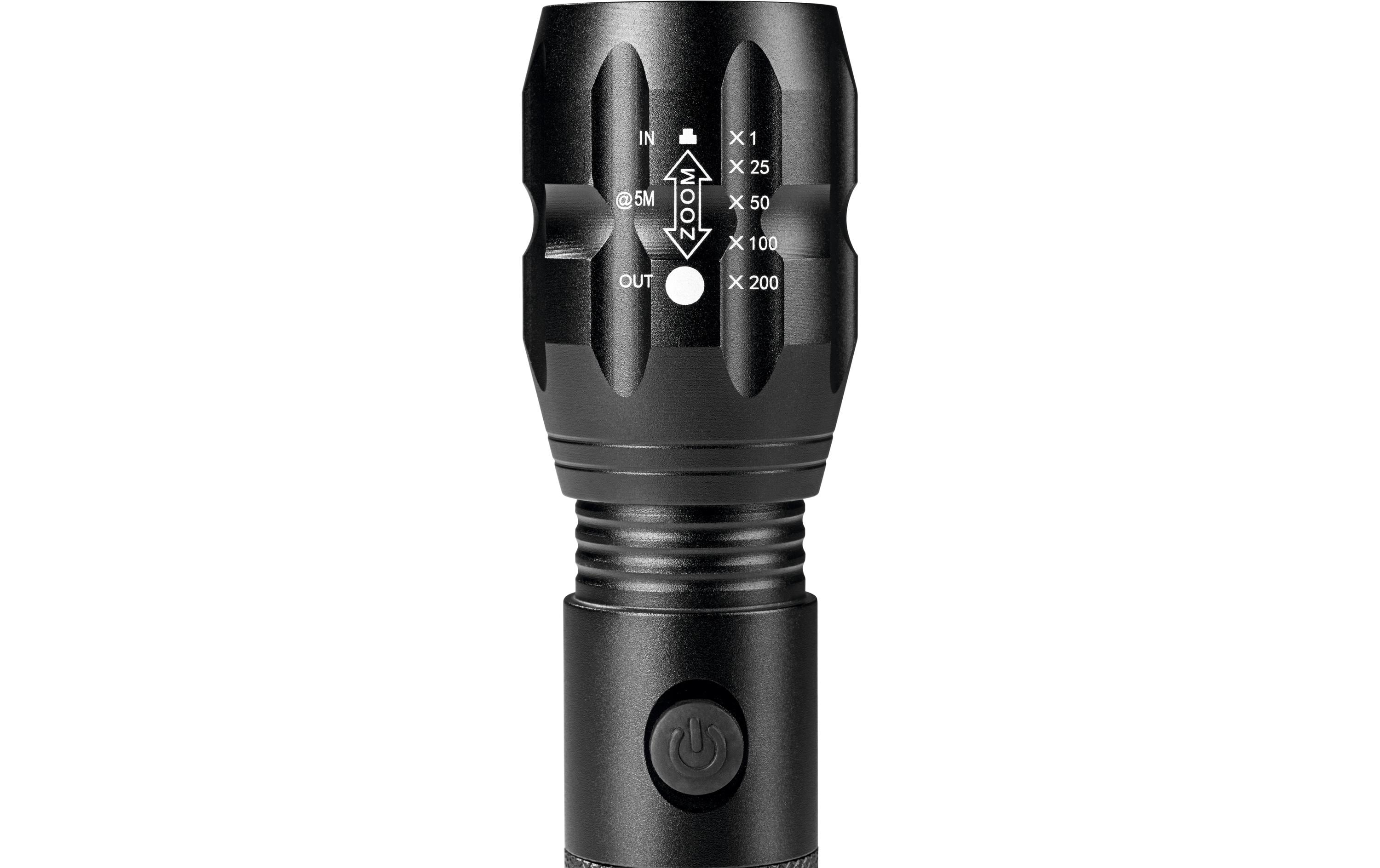 MAXXmee MAXXMEE Power-Taschenlampe 3.7 V 1800 mAh Schwarz