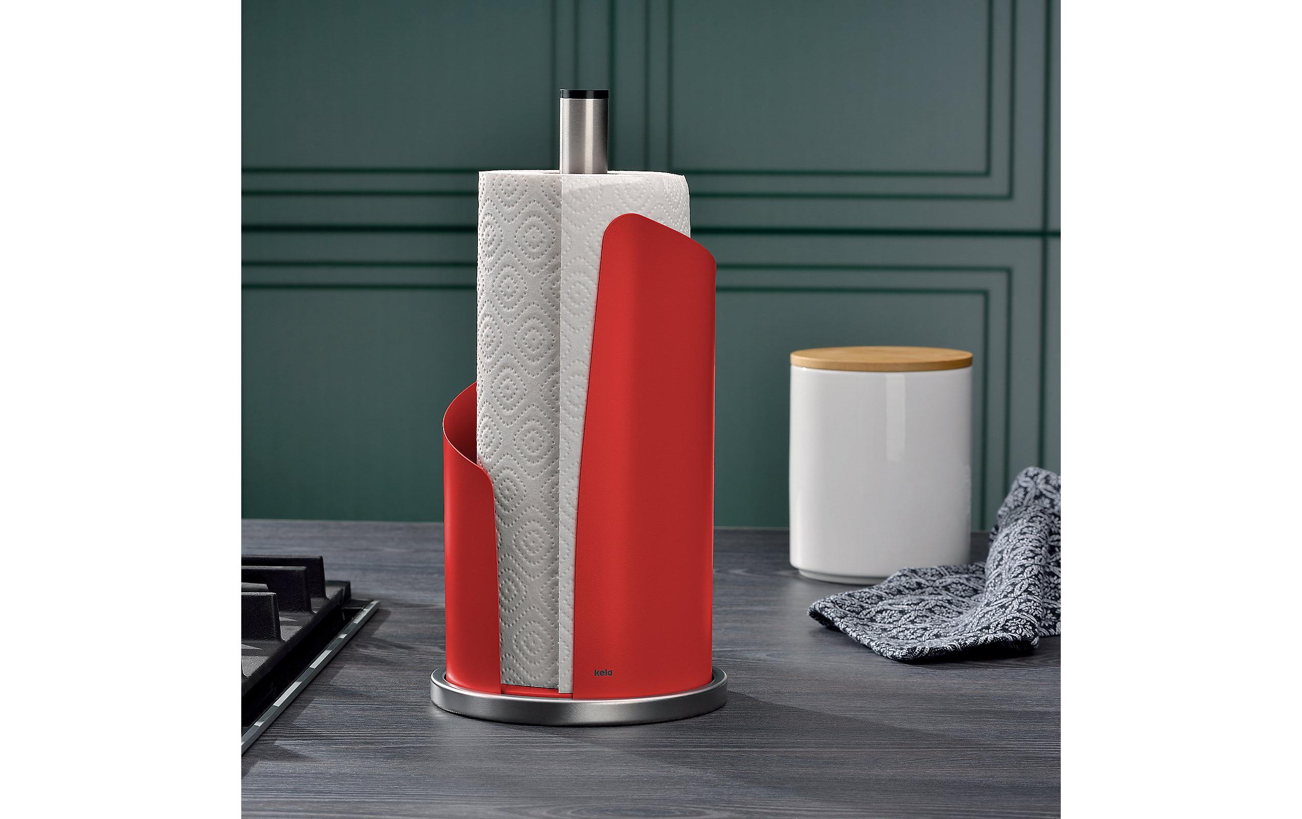 Kela Küchenrollenhalter Stella Rot