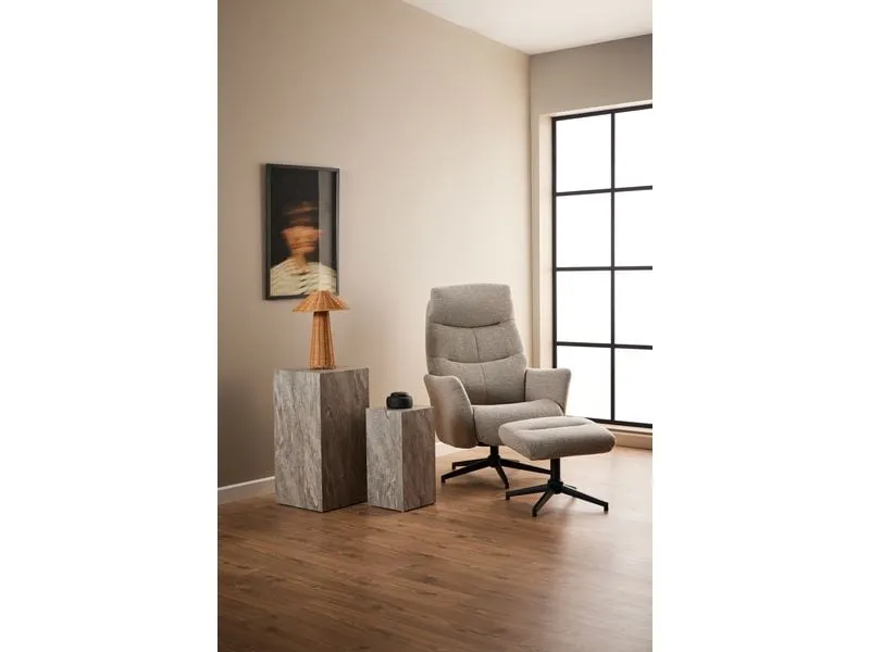 AC Design Sessel London Stahl/Textil, Beige AC Design Sessel London Stahl/Textil, Beige