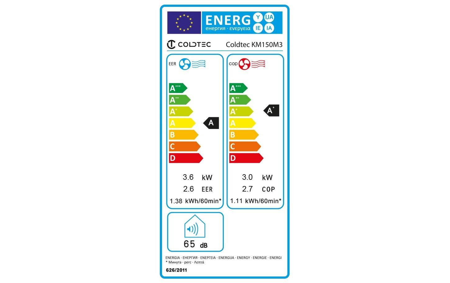 Coldtec by Kibernetik Klimagerät KM150M3 (150 m³)