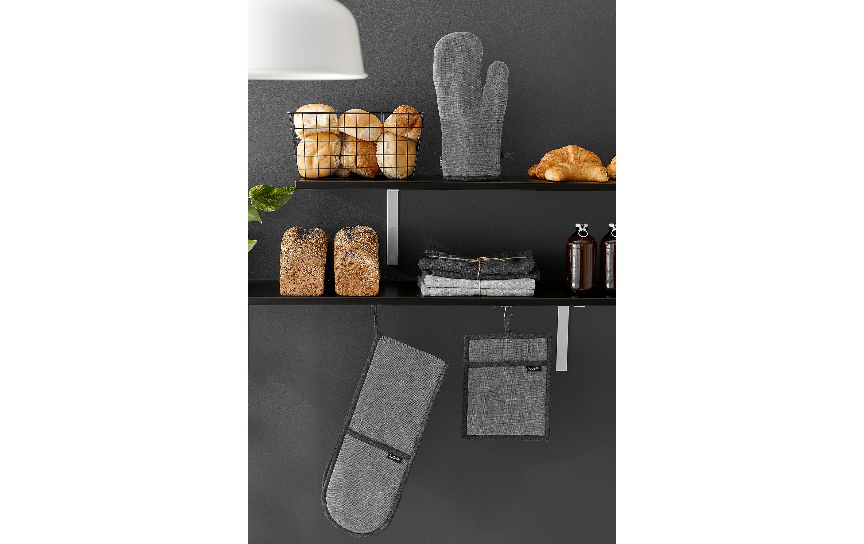 Ladelle Ofenhandschuh Eco Recycled 2 Stück, Anthrazit Ladelle Ofenhandschuh Eco Recycled 2 Stück, Anthrazit