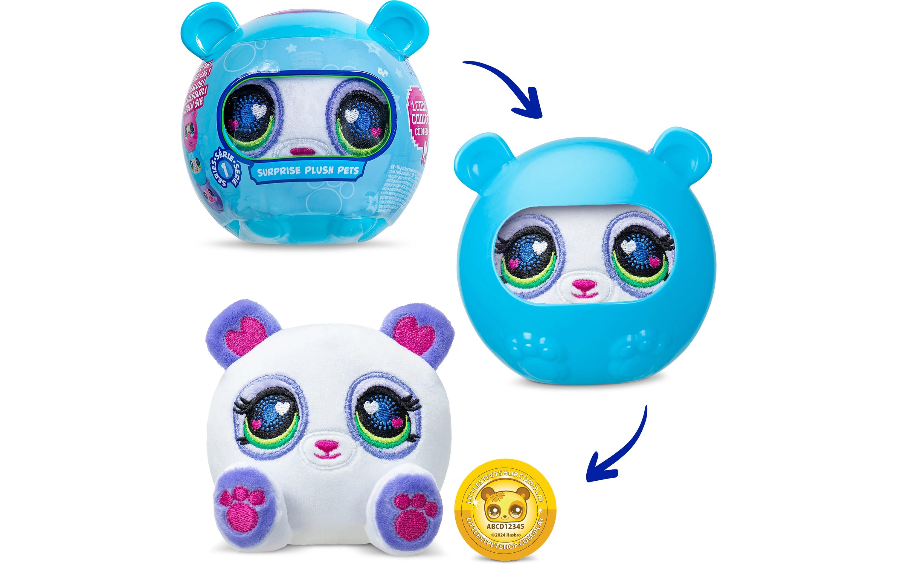 BANDAI Littlest Pet Shop Mini Plüsch, assortiert BANDAI Littlest Pet Shop Mini Plüsch, assortiert