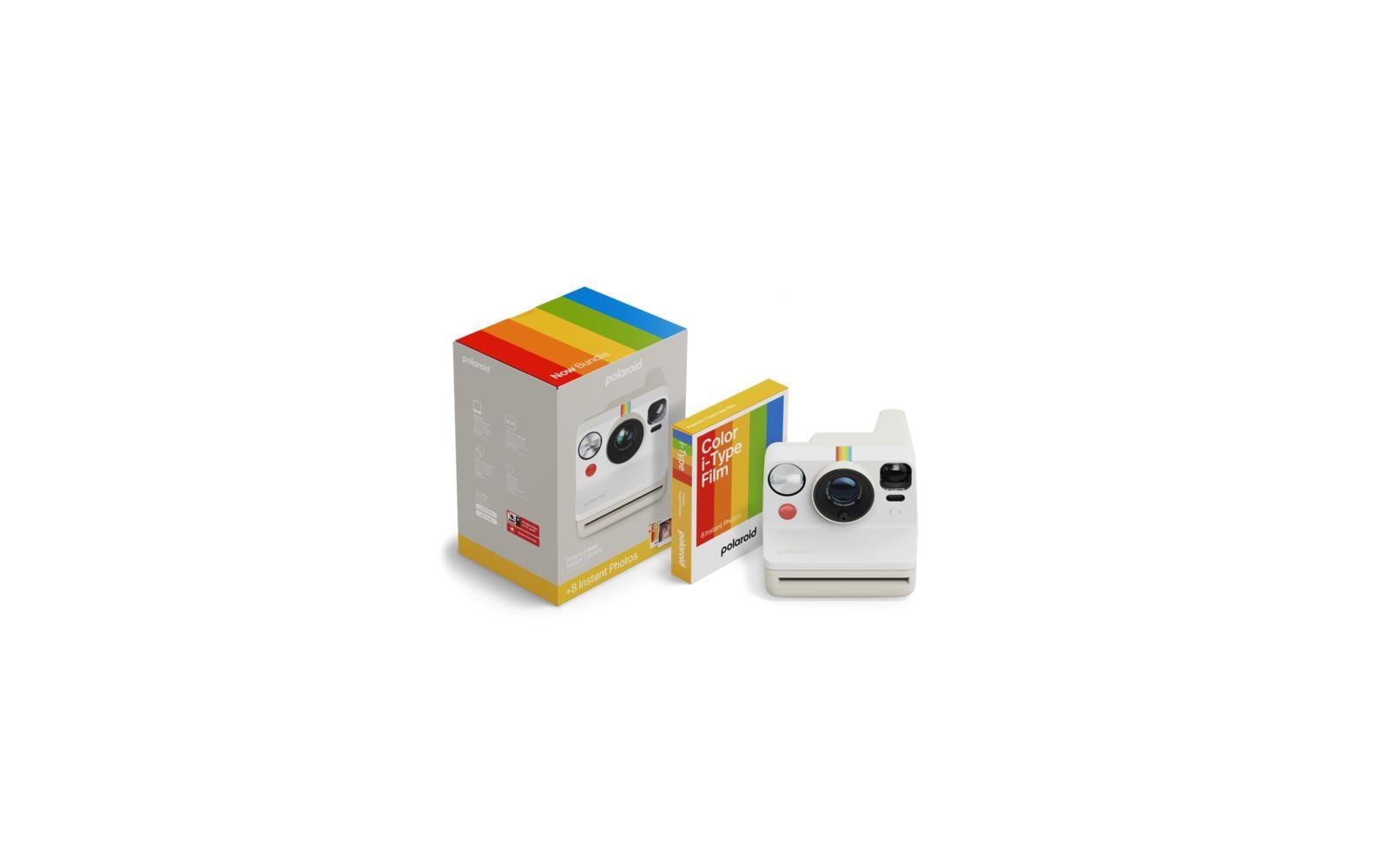 Polaroid Fotokamera Now Gen 3.0 + Color Film Bundle Weiss